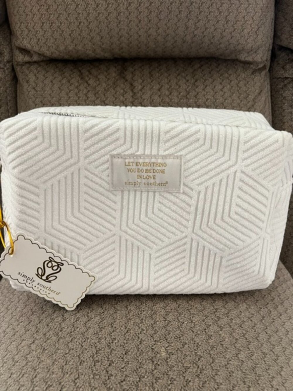 SIMPLY SOUTHERN MAKEUP TRAVEL TOTE